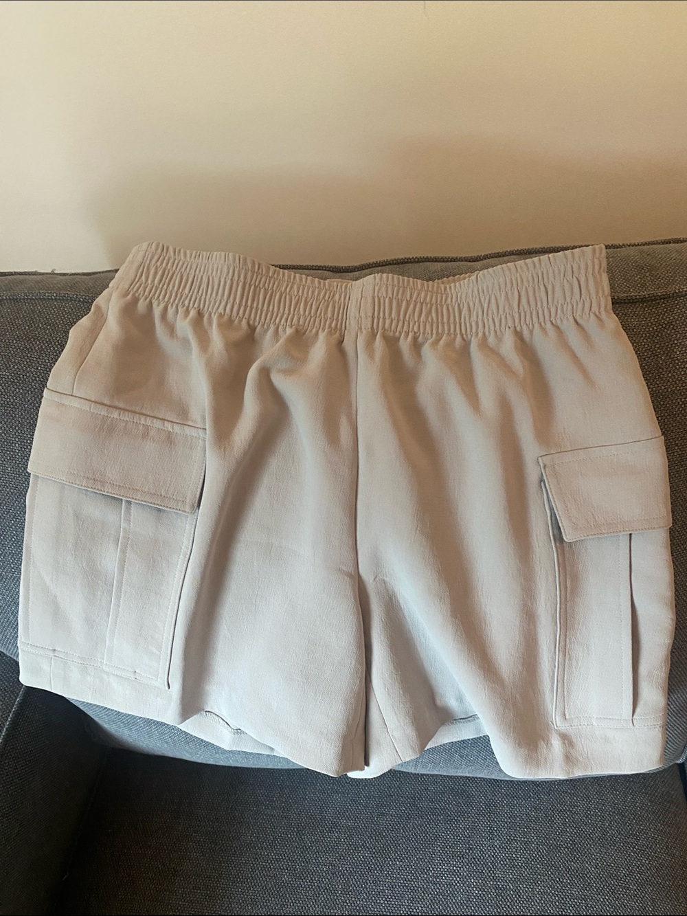 Wilfred Beige Cargo Shorts